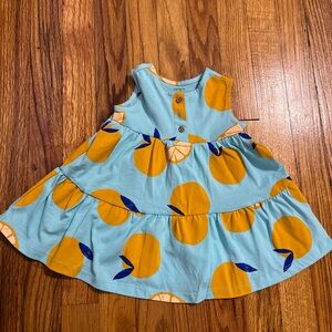 Carter's Blue and Orange Kids Casual Dress